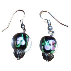 Venetian Murano Glass Art Glass Earrings